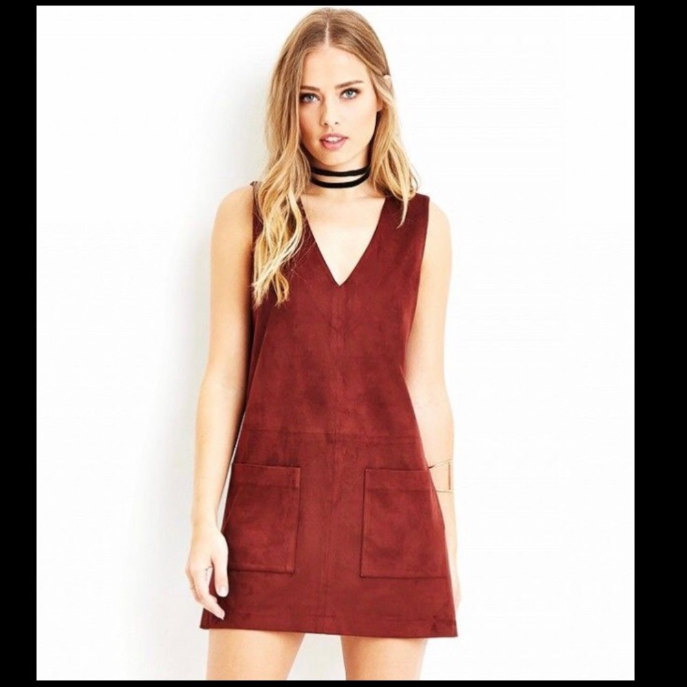 Brown Suede Mud Pie Dress